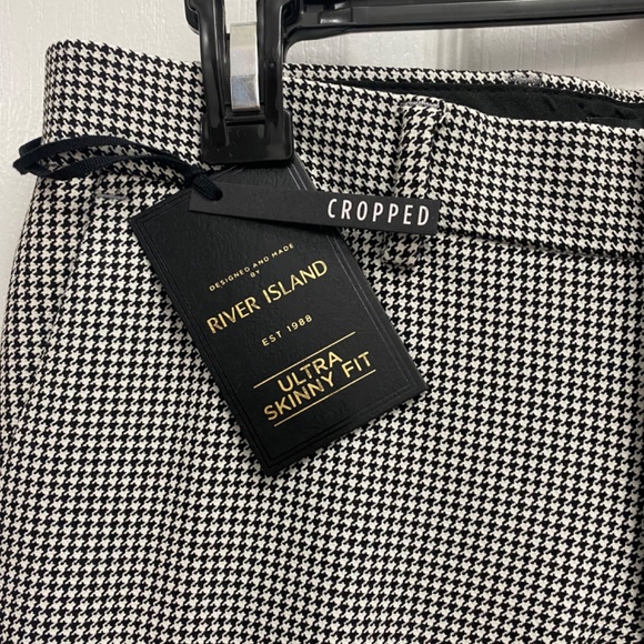 River Island Cropped Dress pants (Men) - size UK 28 - Picture 2 of 3